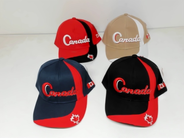 Canada Cap Small Leaf On Visor Ass\'t Colours