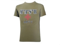 Olive T-shirt - MASH - Large