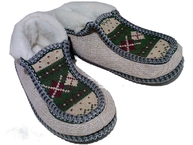 Ladies Winter Slippers Snowflake des.(endcap)