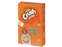 CRUSH SINGLES TO GO ORANGE 12/6 CT