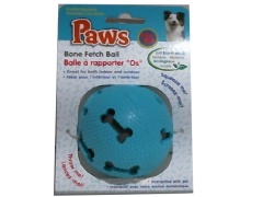 Paws Bone Fetch Ball, 4 colours