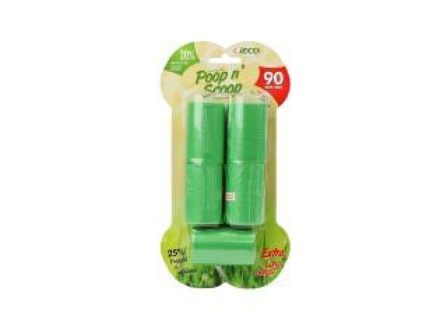 poop \'n scoop refill bags 5 rolls - 90 bags