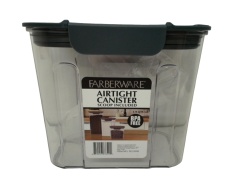 Airtight Canister w/Scoop 1.9qt. Plastic Farberware