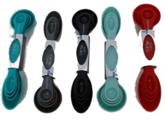 Measuring Spoons Set 4pc. Snap Fit Ass't Colours Mainstays