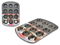 Muffin pan non-stick mini 12 cup