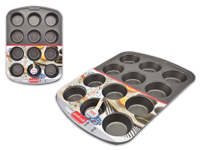 Muffin pan non-stick standard 12 cup