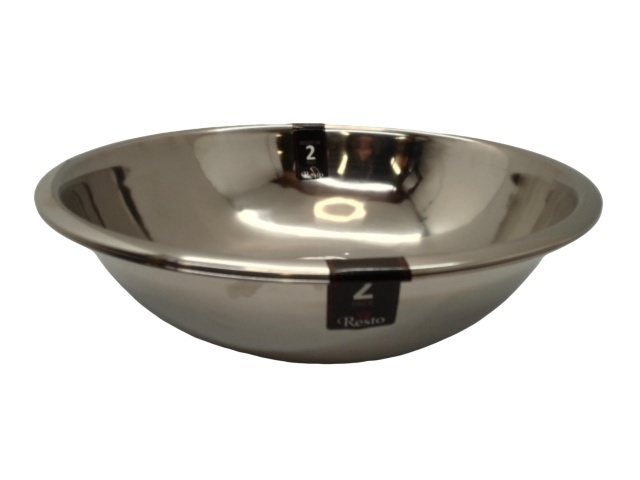 Resto 13.7L stainless steel bowl 2 pack