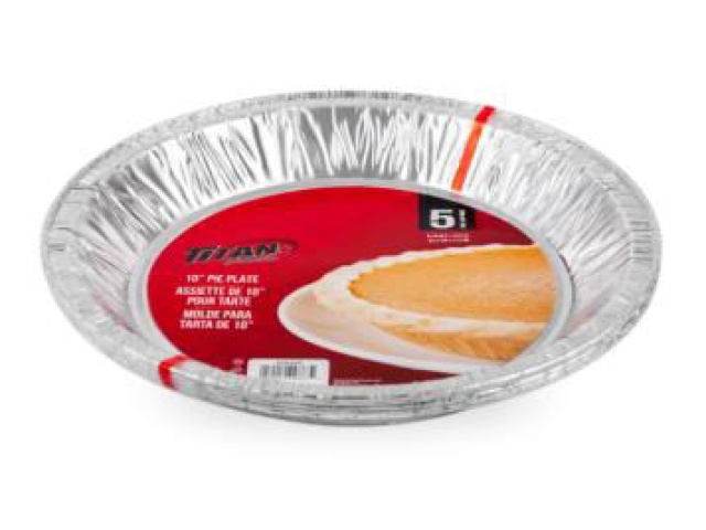 TITAN FOIL 10 ALUMINIUM PIE PANS 5/PK\