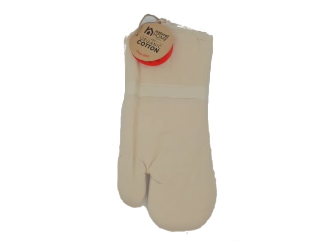 Oven Mitt Organic Cotton Natural Home