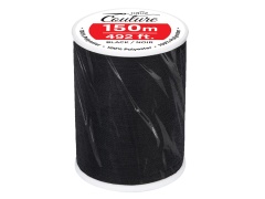 Hauz | 100% Polyester Thread, 150m, Black