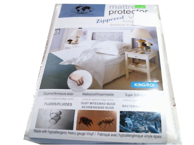 King Mattress Zippered Protector Vinyl