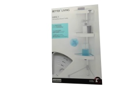 Standing Shower Caddy 3' White Hirise 3 Better Living