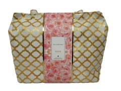 Bath Gift Set Spa Luxetique Rose w/Bag