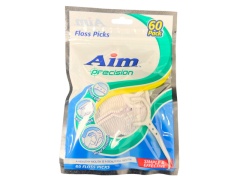 AIM FLOSS PICKS 60CT PRECISION