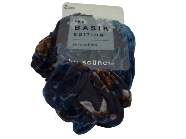 Scrunchies 2pk Asst The Basik Edition