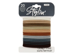 Stylin 20-pc. Twisted Ponyhold Neutrals  Clasp free