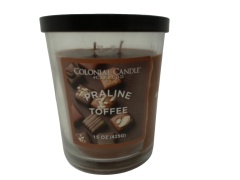 Jar Candle 15oz. Praline Toffee Colonial Candle