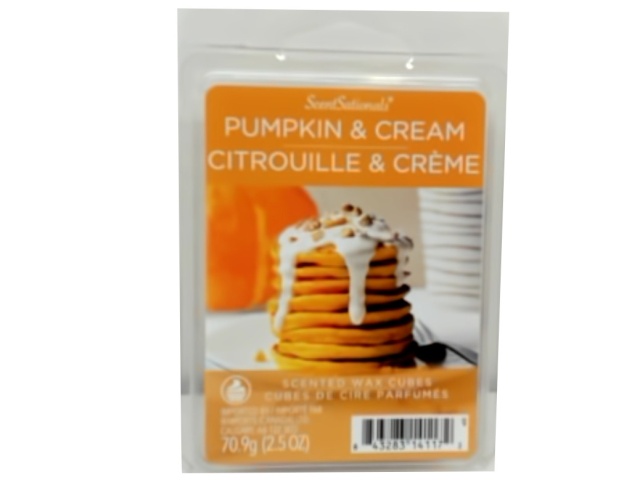 Wax Melts 2.5oz. Pumpkin & Cream Scentsationals