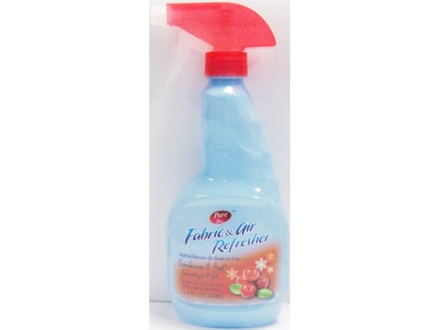 PURE KLEEN FABRIC REFRESHENER-CRANBERRIES & FROST 16.9OZ 500mL