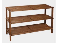 shoe rack 3 tier - natural