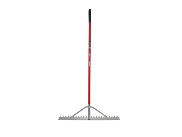 landscape rake aluminum 36 in 64in fiberglass handle