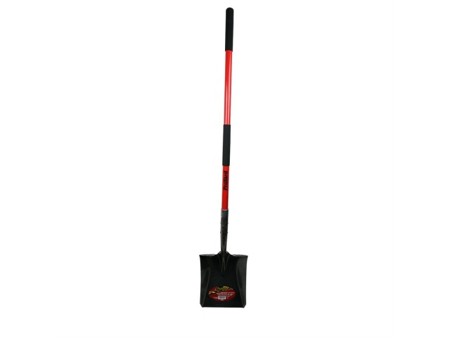 Shovel square 10x58 inch fiberglass L handle