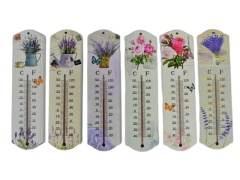 WEATHER THERMOMETER WOODEN