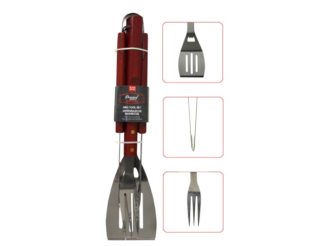 BBQ tools 3 piece set (endcap)