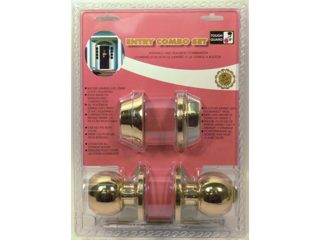 Deadbolt and door knob combo S/S