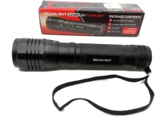 LED flashlight hi powered 1500 lumens 3 modes focus zoom