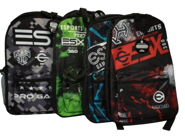 Gamer Backpack Ass\'t Esx Esports