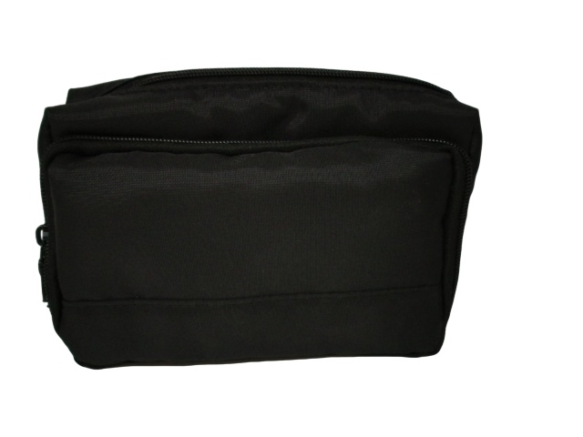 Organizer Bag Small Double Zip Black