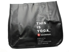 Reuseable Bag Black Large Lululemon This Is Yoga