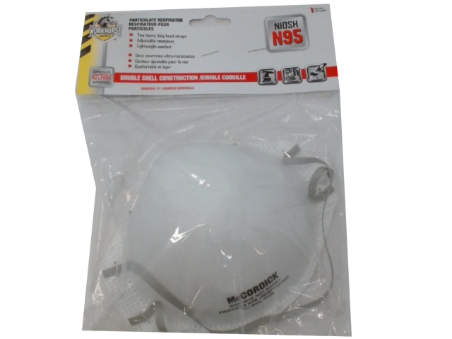 Respirator Mask N95 Double Shell Workhorse