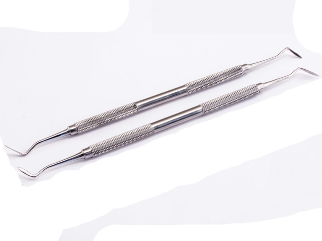 Dental carver, stainless steel, 150mm 6 2 ended\