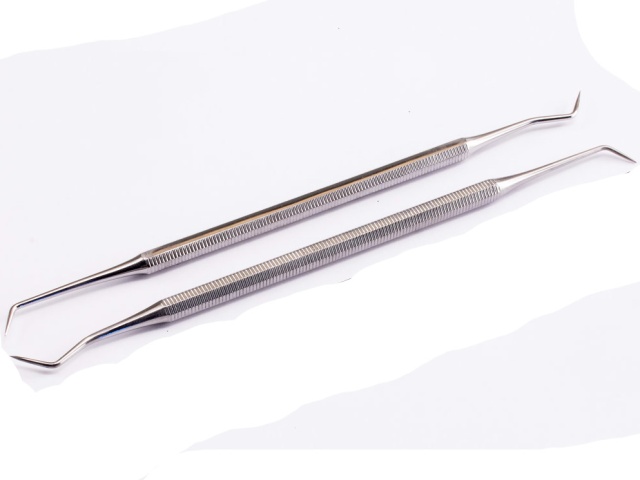 Dental pick, #4, stainless steel, 150mm 6, 2 en\