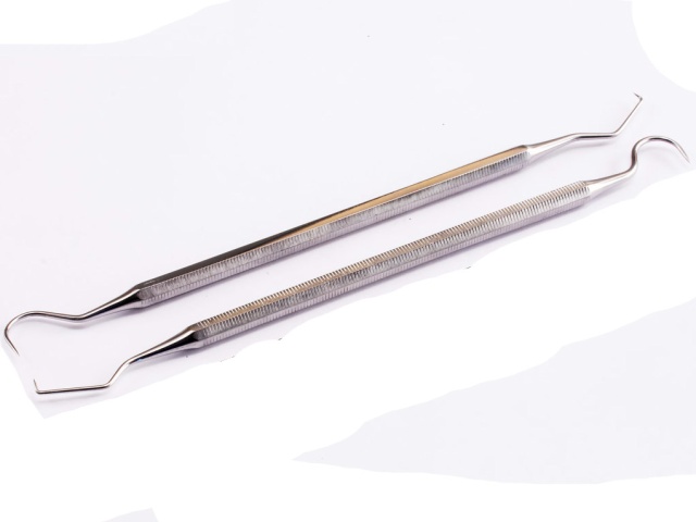 Dental pick, #5, stainless steel, 150mm 6, 2 en\