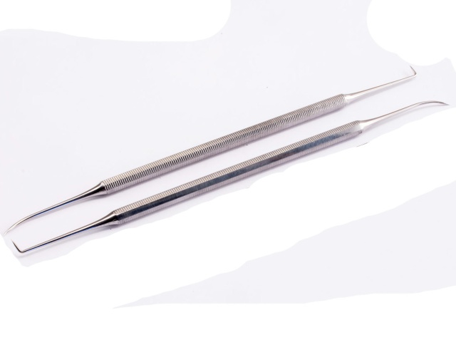 Dental pick, #6, stainless steel, 150mm 6, 2 en\