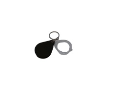 Folding Magnifier 5X w/Keychain 1-1/8 Diameter