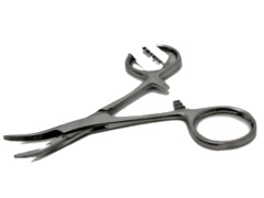 Forceps Curved 3.5 Stainless Steel