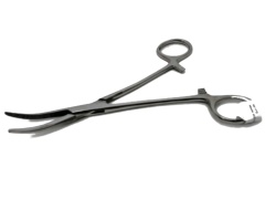 Forceps Curved 6-1/4 Stainless Steel