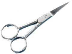 Scissors, open shank, 115mm 4.5, stainless