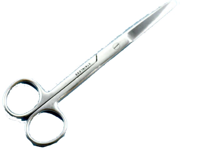 Scissors, operating, 135mm 5.5, stainless, shar\