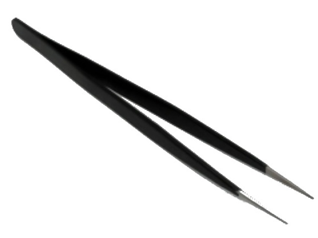 Tweezer Black Stainless Non Magnetic