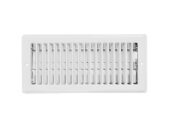 Ceiling Register Steel 4 x 10in White