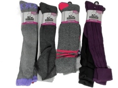 Socks Women's Knee High 2pk. Kodiak Ass't