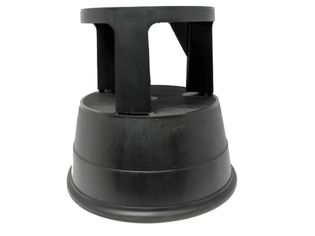 Step Stool Rolling Black w/Detatchable Upper Step Xtendclimb