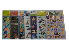 Stickers Foldover Licensed Assorted