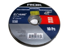 Disc  4.5 inch .o45 10 pack metal cut off