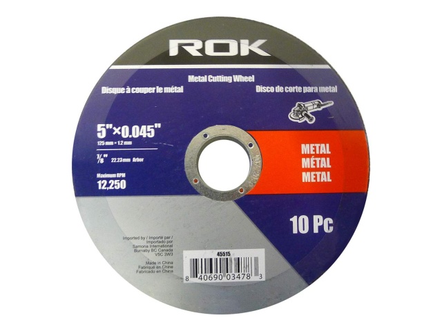 Discf 5 inch .045 10 pack metal cut off